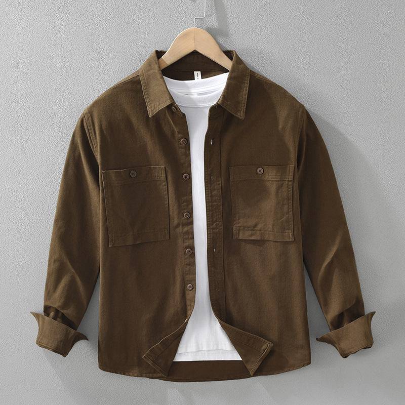 Cotton Overshirt with Chest Pockets