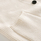 Hooded Textured Knit Cardigan