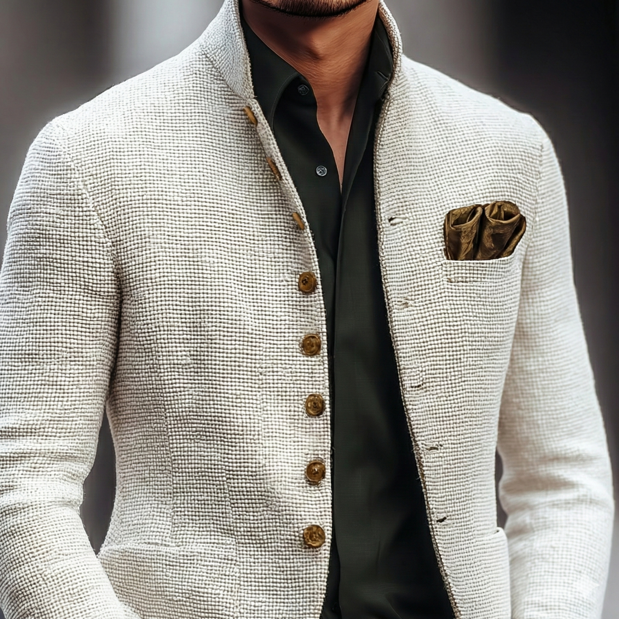 Single-Breasted Fine Knit Cardigan