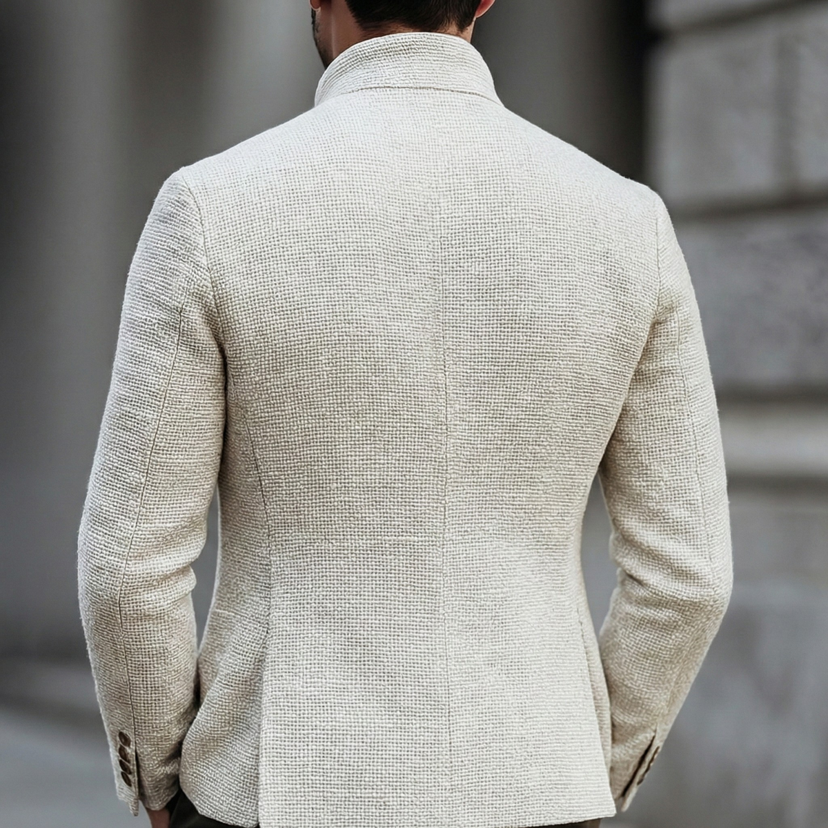 Single-Breasted Fine Knit Cardigan