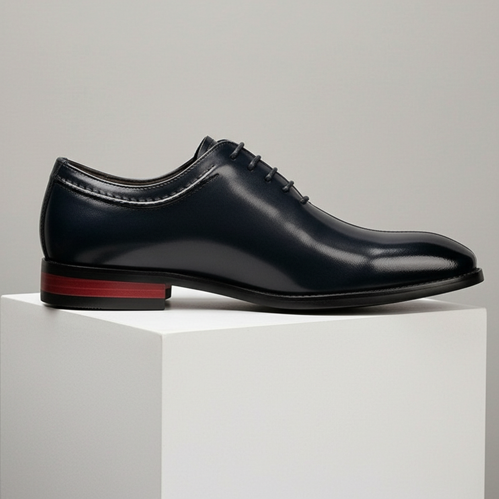 Polished Leather Derby Shoes