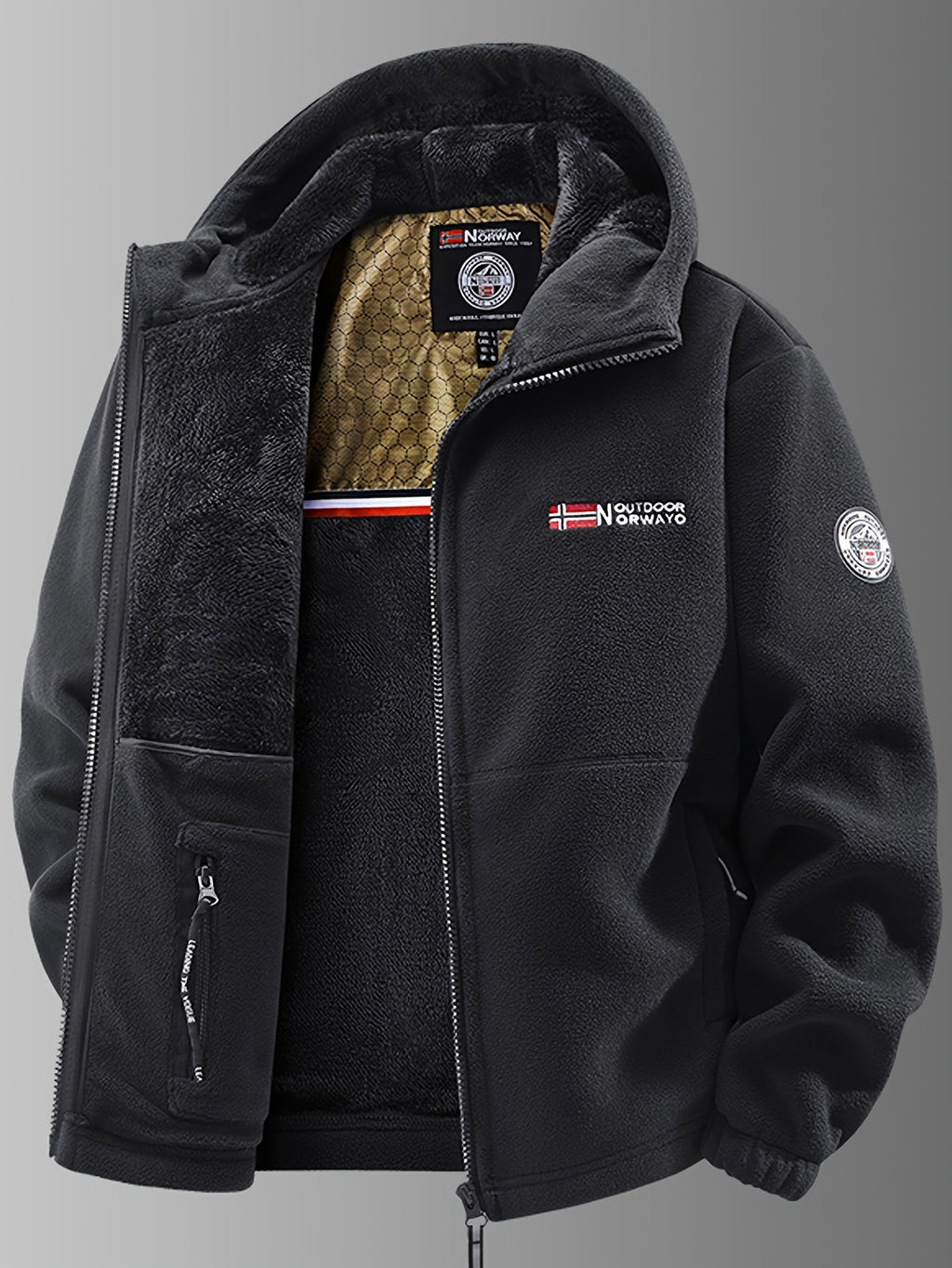 Fleece-Lined Thermal Winter Jacket