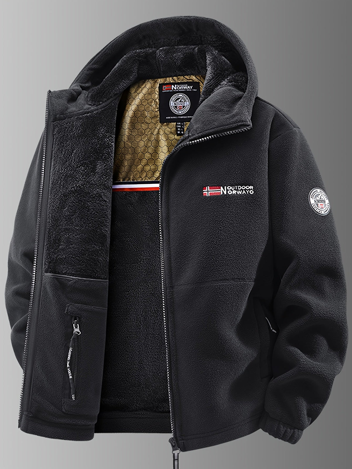 Fleece-Lined Thermal Winter Jacket
