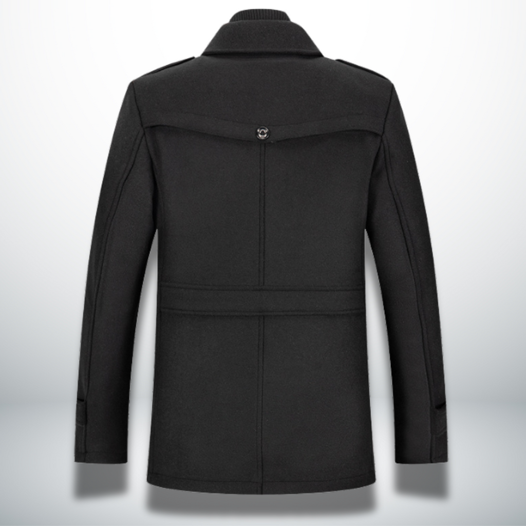 Classic Wool Winter Overcoat