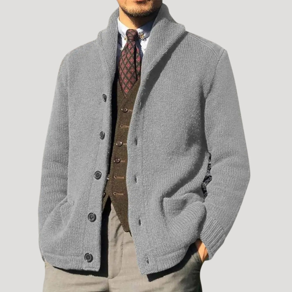 Shawl Collar Wool Coatigan