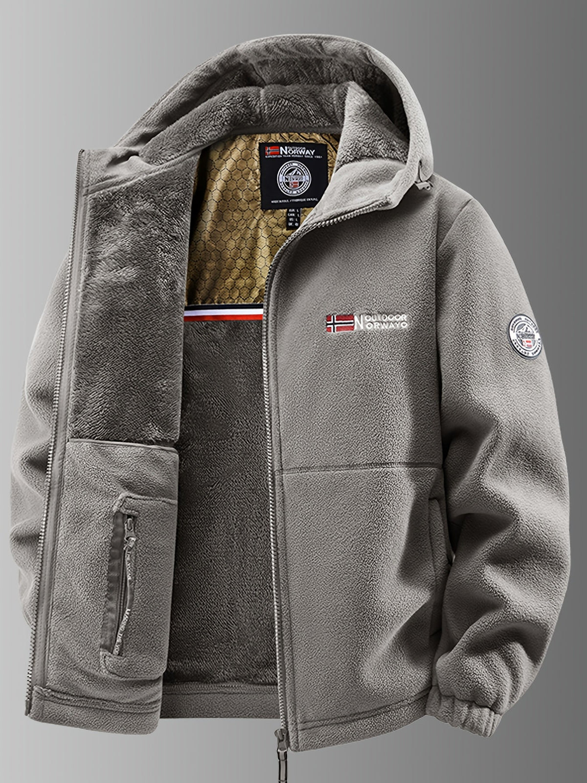 Fleece-Lined Thermal Winter Jacket