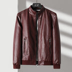 Men's Italian Leather Slim Jacket