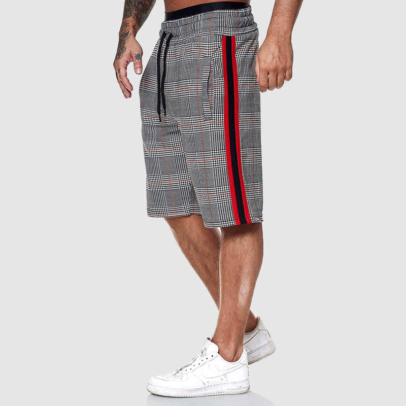 Checked Breathable Beach Shorts