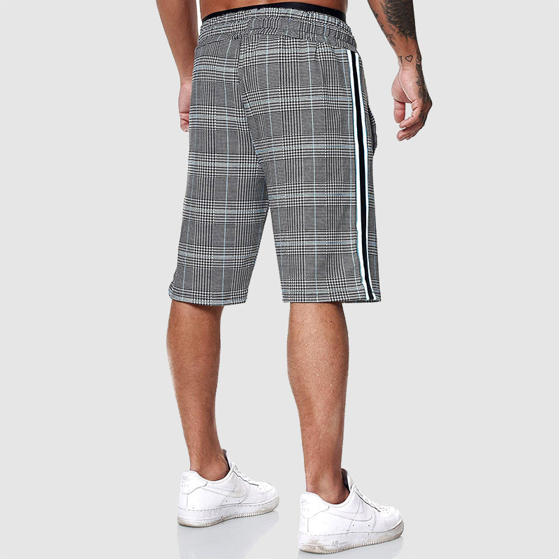Checked Breathable Beach Shorts