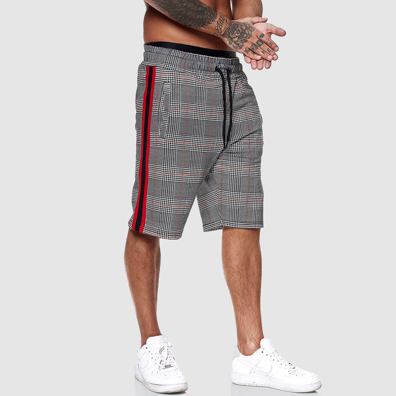 Checked Breathable Beach Shorts