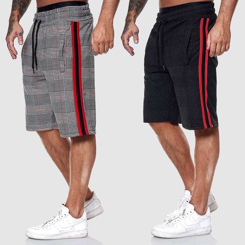 Checked Breathable Beach Shorts