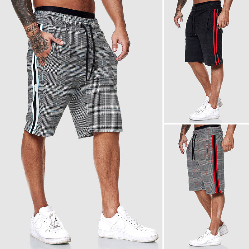 Checked Breathable Beach Shorts