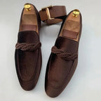 Faux Suede Slip-On Loafers