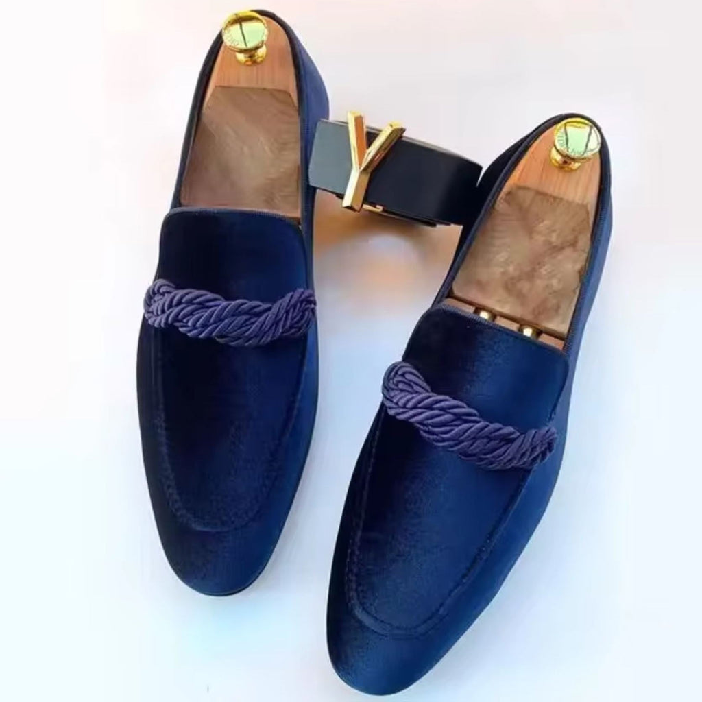 Faux Suede Slip-On Loafers
