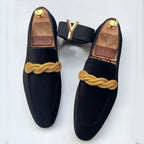 Faux Suede Slip-On Loafers