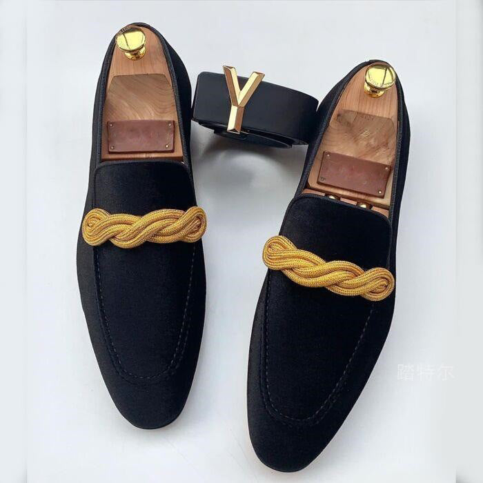 Faux Suede Slip-On Loafers
