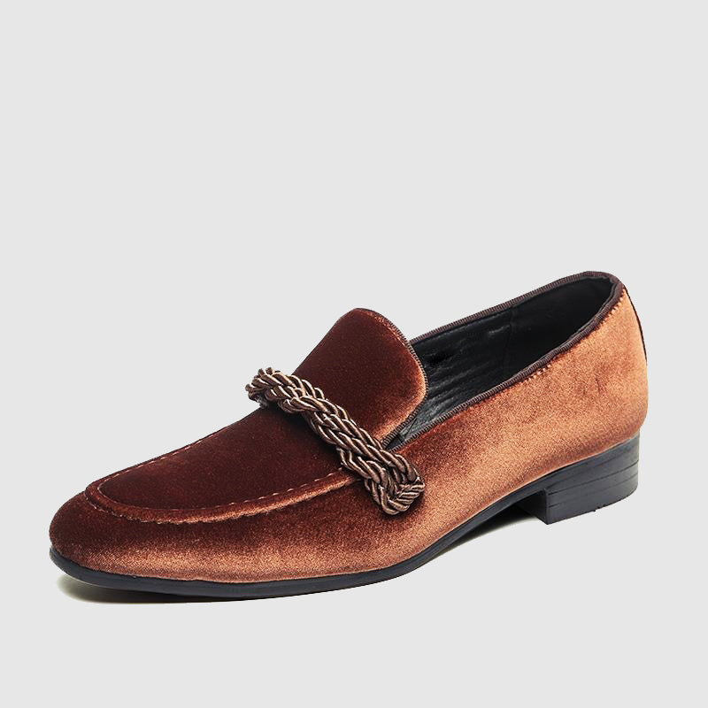 Faux Suede Slip-On Loafers