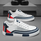 Low-Top Mesh Lace-Up Sneakers