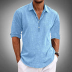 Linen Cotton Short Sleeve Shirt