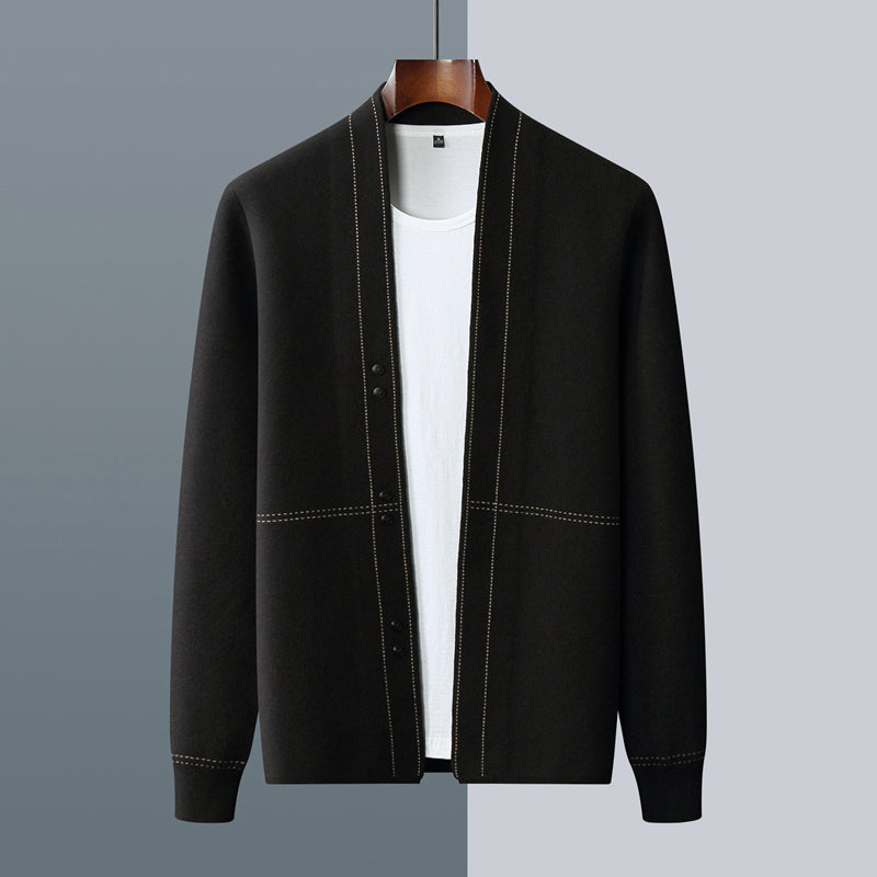 Premium Wool Layering Cardigan