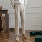 Straight Leg High Waist Trousers