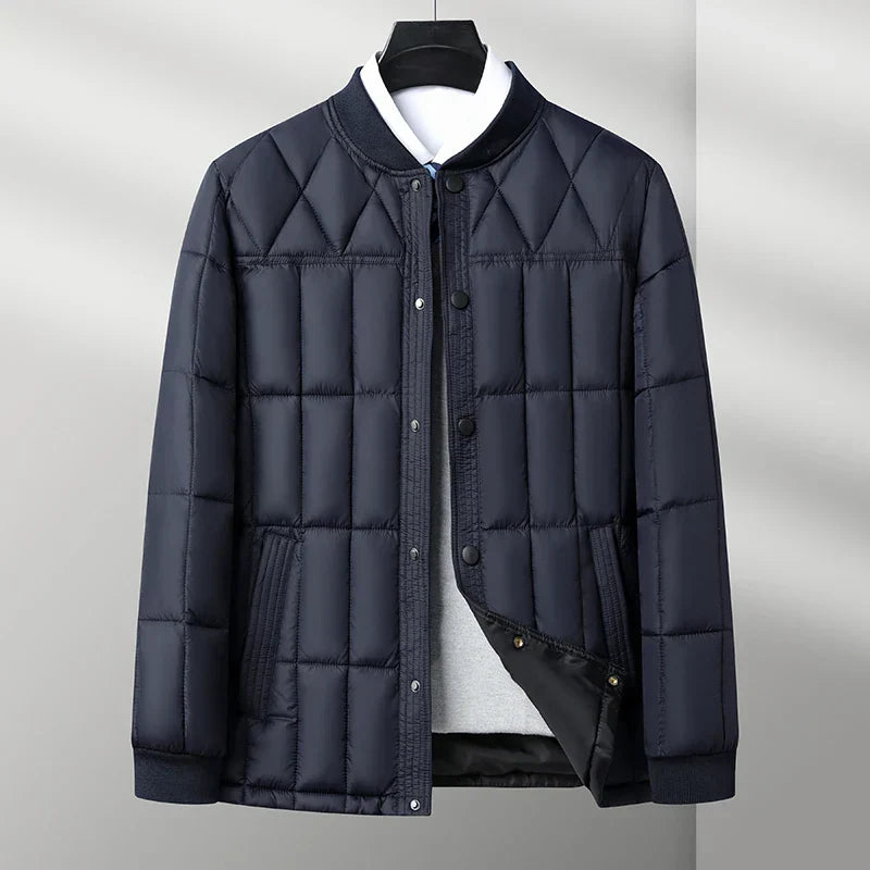 Button-Up Cotton Down Puffer Jacket