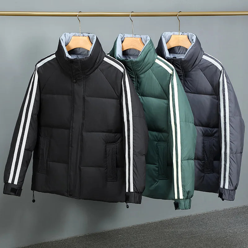 High-Collar Insulated Down Puffer