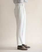 Pleated High Waist Dress Trousers