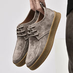 Cow Suede Cushioned Low Sneakers