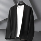 Patch Pocket Minimalist Wool Cardigan