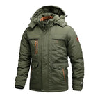 Fleece-Lined Wool Blend Winter Parka