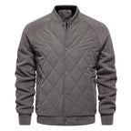 Wool Blend Button-Up Fleece Bomber