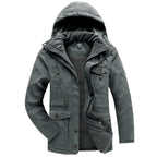 Fleece-Lined Adjustable Hood Parka