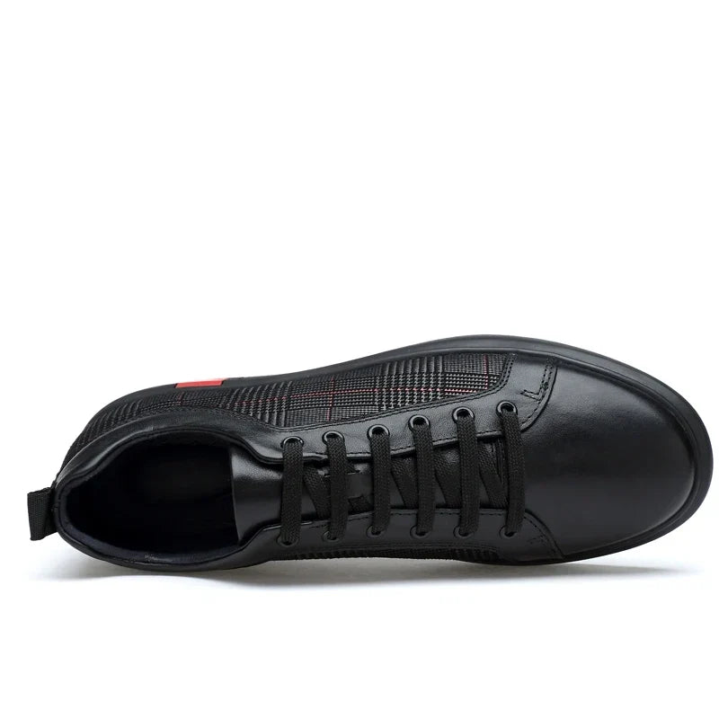 Weather-Resistant Leather Sneakers