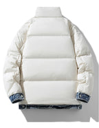 90% Down Filled Denim Puffer Jacket