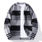 Horizontal Stripe Soft Knit Cardigan