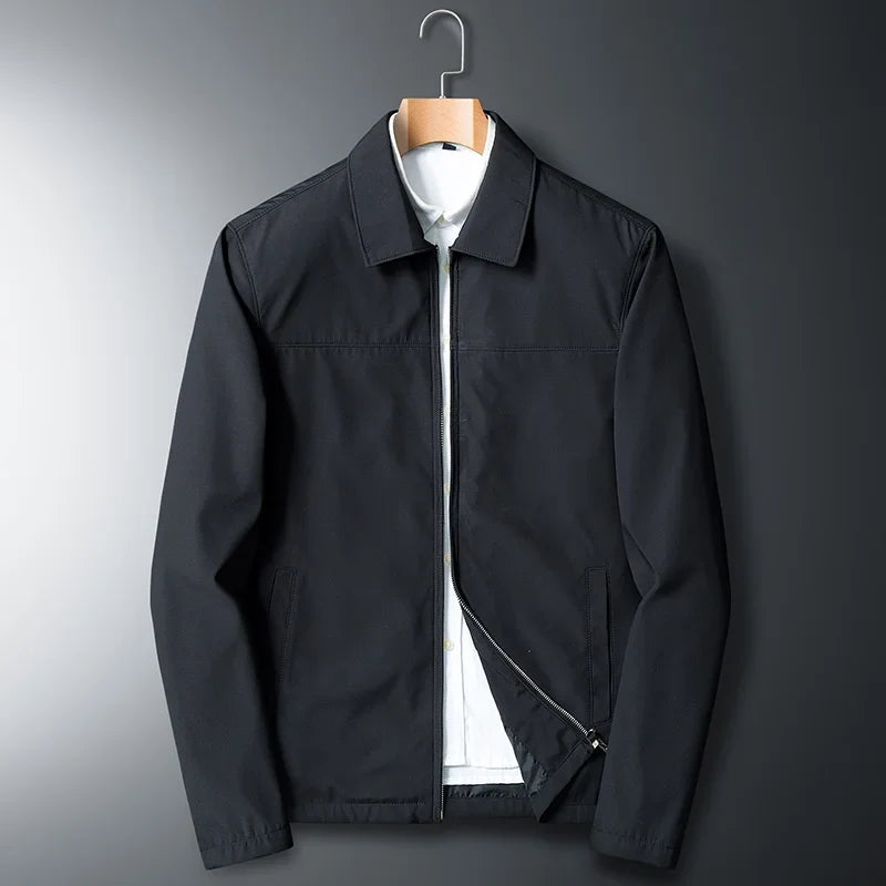 Wrinkle-Resistant Zip Shell Jacket