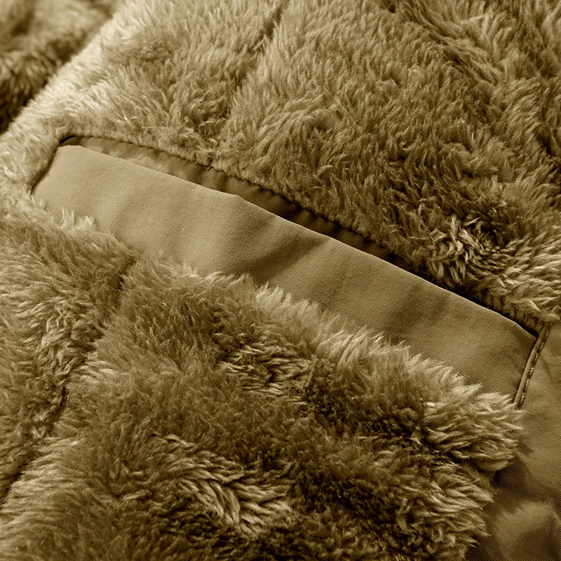 Adjustable Hood Insulated Winter Jacket