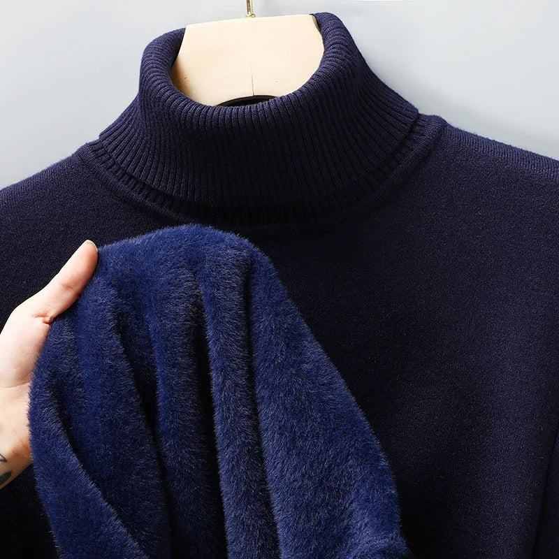 Classic Roll Neck Knit Jumper