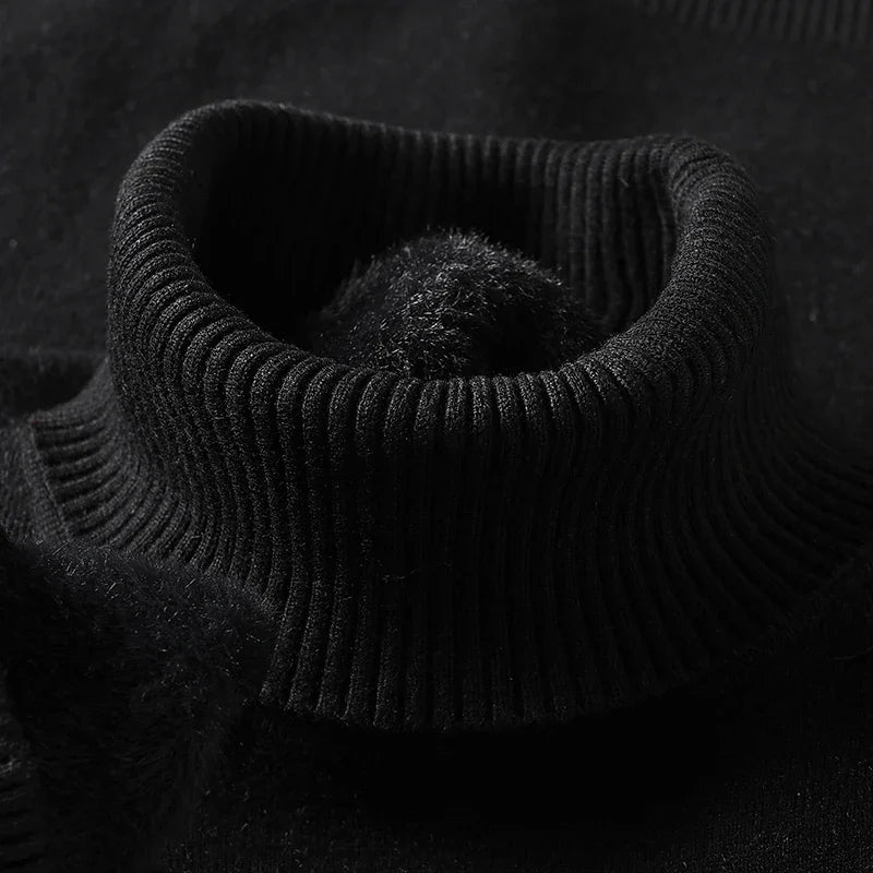 Classic Roll Neck Knit Jumper