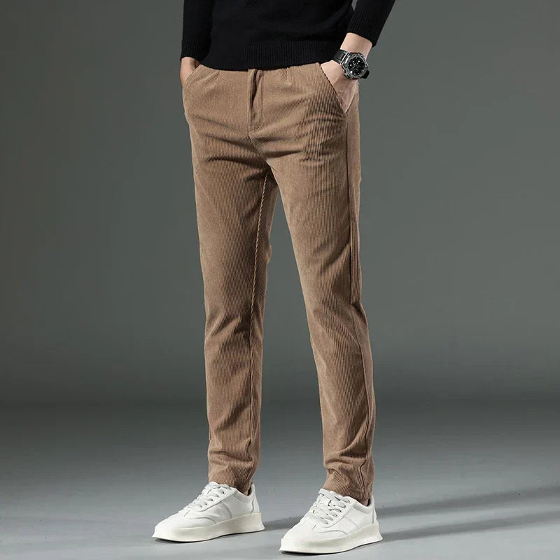 Buttery Soft Corduroy Tailored Trousers