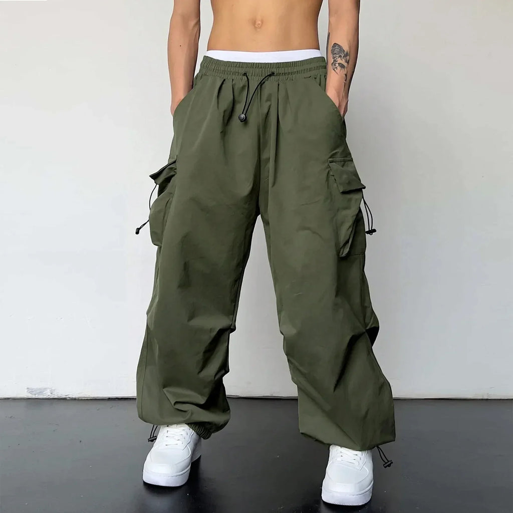 Multi-Pocket Street Cargo Trousers