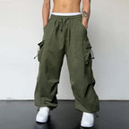 Multi-Pocket Street Cargo Trousers