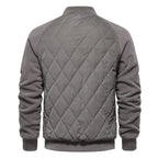 Wool Blend Button-Up Fleece Bomber