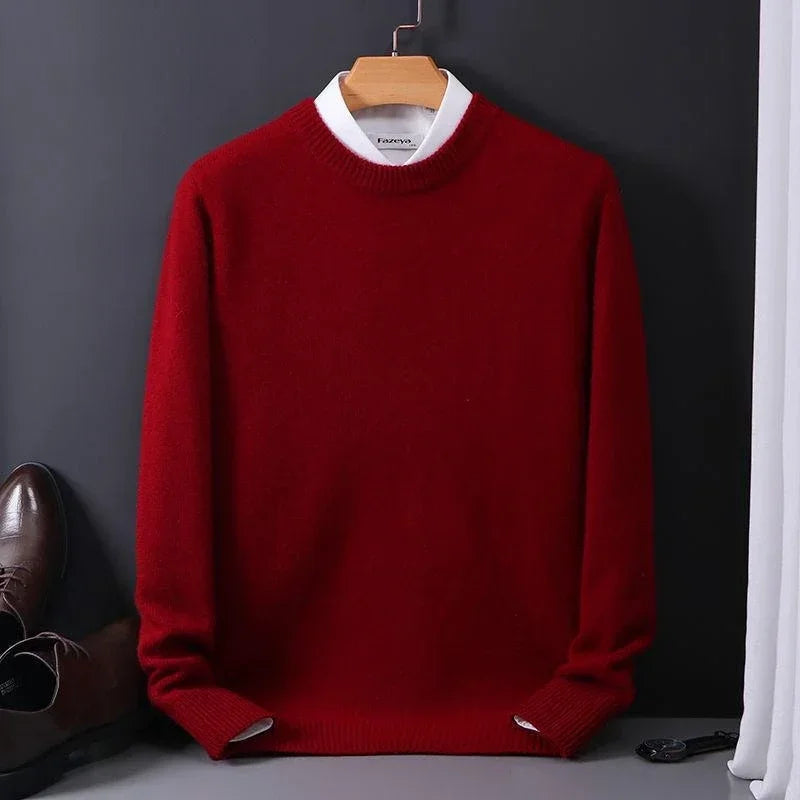 Pure Cashmere Crew Neck Sweater