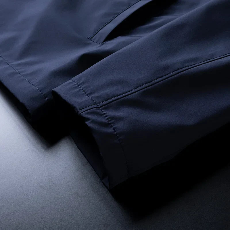 Wrinkle-Resistant Zip Shell Jacket
