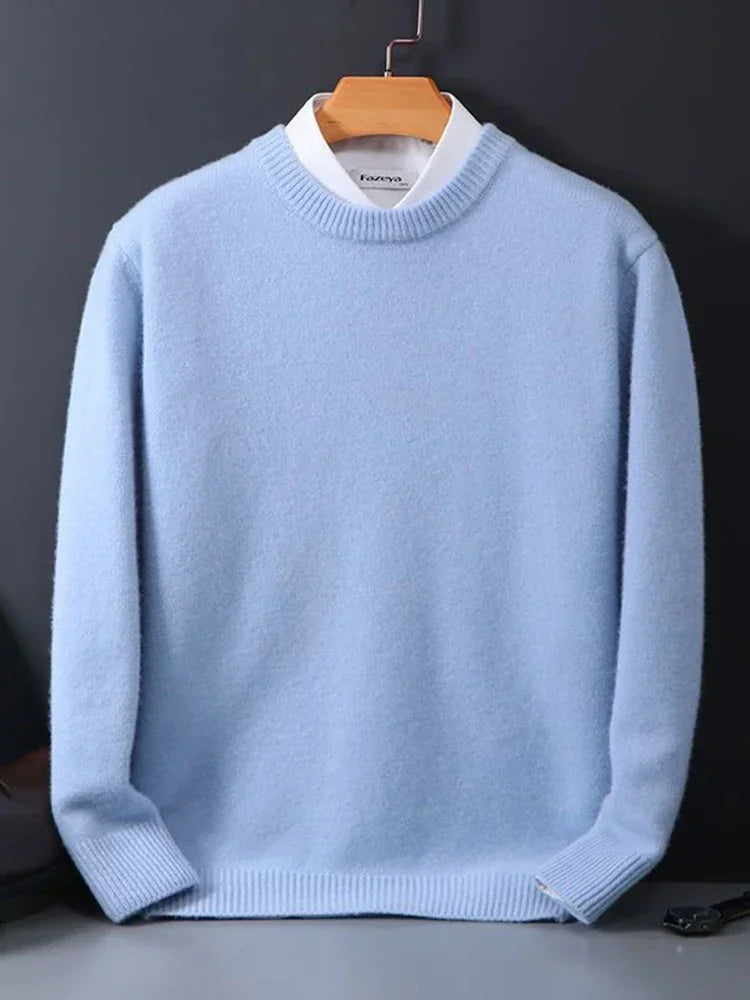 Pure Cashmere Crew Neck Sweater