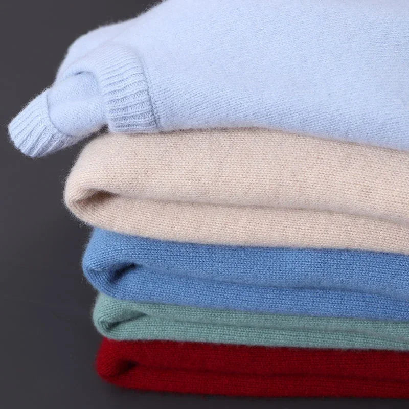 Pure Cashmere Crew Neck Sweater