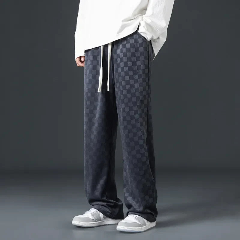 Velvet Corduroy Loose Fit Sweatpants