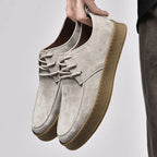 Cow Suede Cushioned Low Sneakers